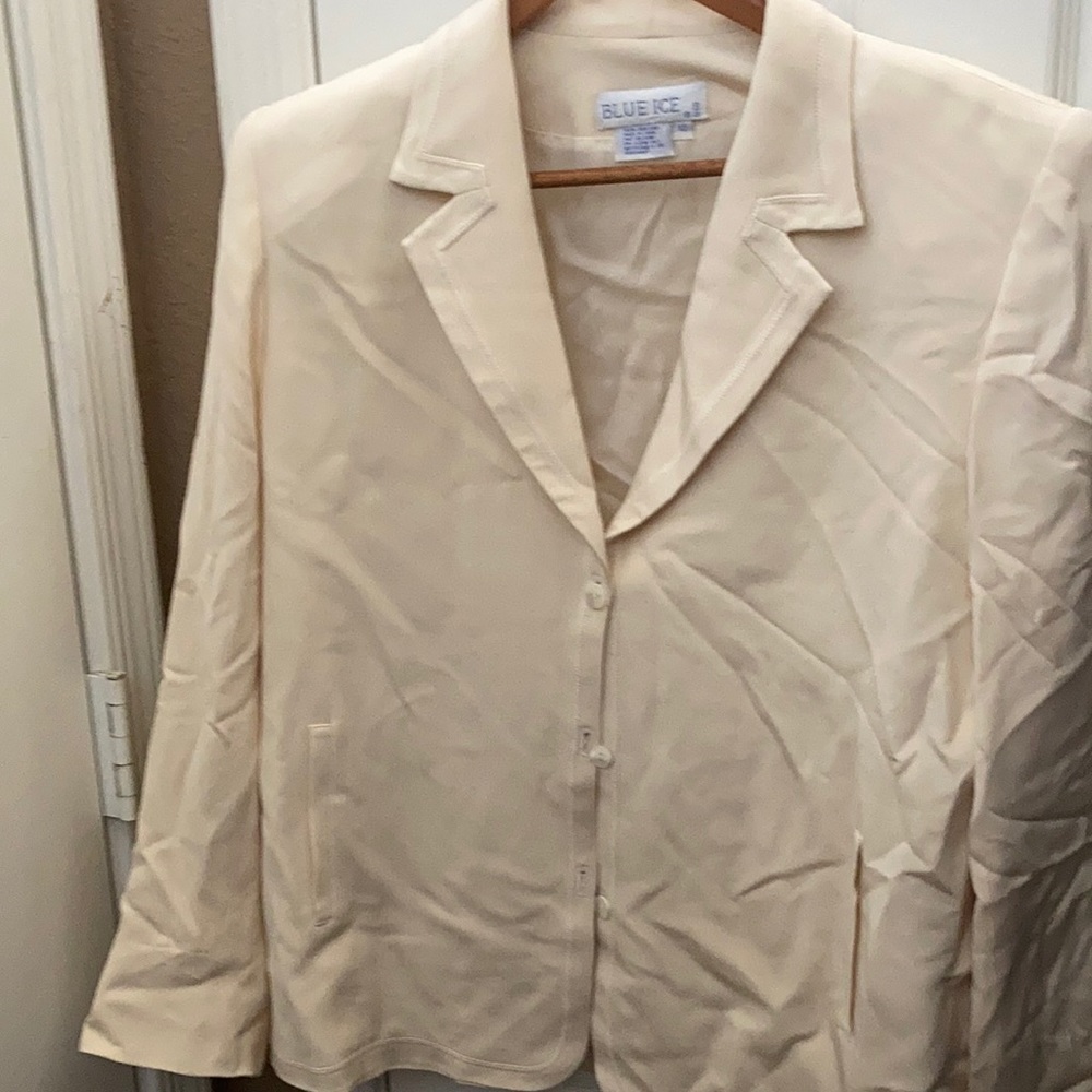 FINAL MARKDOWN Ladies blue ice blazer 12